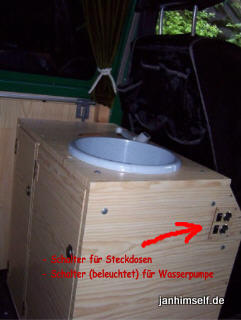 Steckdosen Wohnmobil Kchenteil