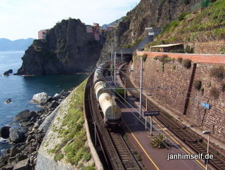 Manarola Bahngleise