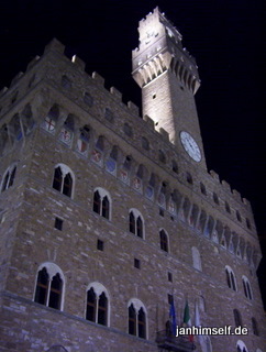 Palazzo in Florenz bei Nacht (Medici)