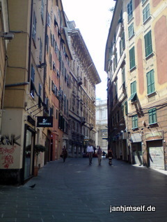 Strae in Genua