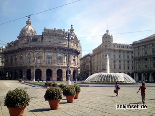 Piazza in Genua