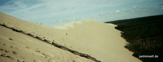 Blick entlang der Dune du Pyla