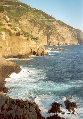 Abgrnde in den Cinque Terre